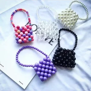 Unique beaded mini bag