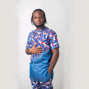 AFROCENTRIC SS SHIRTS | BLUE | WINE