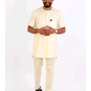 New men KAFTAN SET | YELLOW