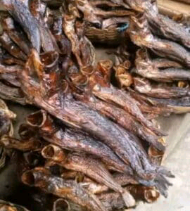 Dried croaker fish small sizes 100pcs( whole) x3.5kg